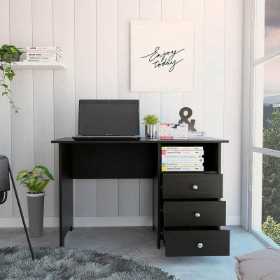 Bàn làm việc gỗ công nghiệp kiểu dáng nhỏ gọn SMLIFE Desi