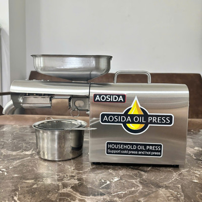 Máy ép dầu thực vật gia đình AOSIDA 888A Thương hiệu Anh Quốc 750W-1000W, ép 3-6kg/giờ - Hàng Nhập Khẩu, Bảo Hành 1 Năm