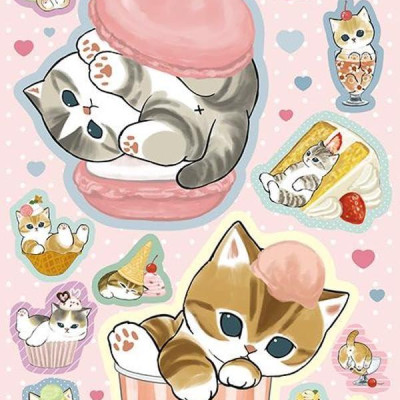 Sách ngoại văn: mofusand Dekadeka Sticker Book (Japanese Edition)