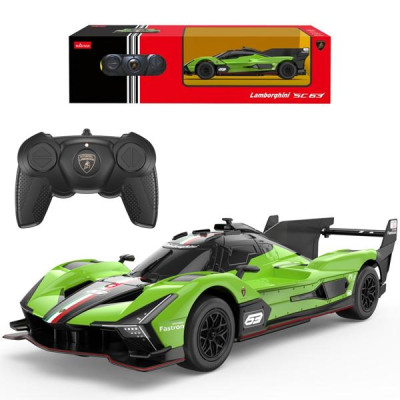 Đồ Chơi Xe Điều Khiển Lamborghini SC63 LMDH 1:24 - Rastar R10160/GRE - Màu Xanh Lá