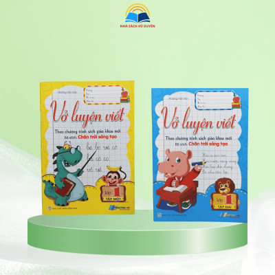 Sách - Combo 6 Cuốn Bài Tập Lớp 1 Chân Trời Sáng Tạo – Vở Luyện Viết, Toán, Tiếng Việt, Phiếu Bài Tập Cuối Tuần