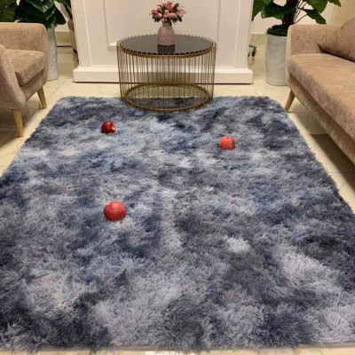 THẢM LÔNG TRẢI SÀN lông xù 2m x 1m6 ( giao mầu ngẫu nhiên ) tặng kèm 1 thảm lau chân