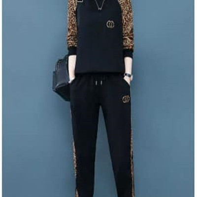 SET BỘ THỜI TRANG PHỐI HỌA TIẾT BEO TAY DÀI