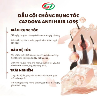 Dầu Gội Cazoova 320ml – Giảm Gãy Rụng, Nuôi Dưỡng Tóc Mềm Mượt, Khỏe Mạnh Cho Mẹ Bầu Sau Sinh
