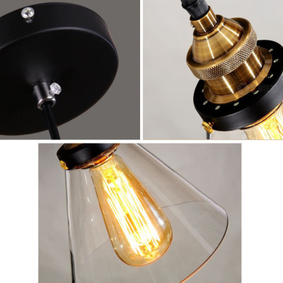 Đèn thả EUNIN chao thủy tinh cao cấp trang trí nội thất hiện đại [ẢNH THẬT 100%].