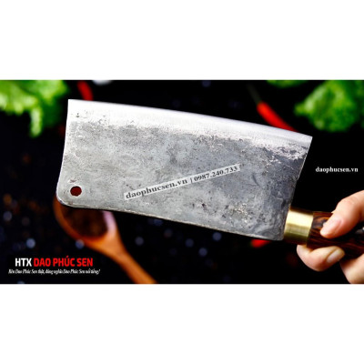 Dao Phúc Sen Chặt Gà Cán Cẩm Khâu Đồng N09D
