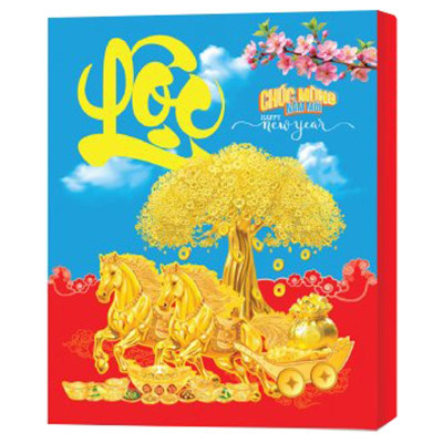 Lịch Bloc Siêu Cực Đại 2026 - Rạng Rỡ Việt Nam - Mở Cửa Tương Lai - Đại Việt Á DVA03B - Chữ Lộc