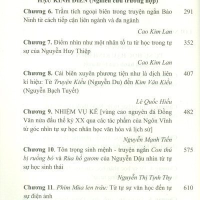 Tự Sự Học Hậu Kinh Điển Ở Việt Nam : Những Chuyển Đổi Hệ Hình Trong Nghiên Cứu Truyện Kể - Tập 1