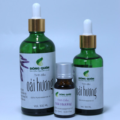 Tinh Dầu Oải Hương Nguyên Chất Đông Quân Làm Thơm Phòng, Tươi Mát Không Khí, Thư Giãn Tinh Thần, Giúp Ngủ Ngon 100ml/lọ