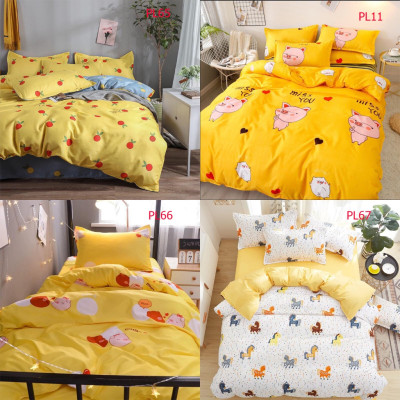 Set Vỏ Chăn Ga Gối Cotton Poly Nhập Khẩu gồm ( 1 ga + 2 vỏ gối đầu+ 1 vỏ chăn ). Shop gửi màu ngẫu nhiên