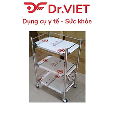 Xe đẩy DCG-30 và DCG-31-3 tầng - 1 vòng/2 vòng - 35*50 (Không Hộc)