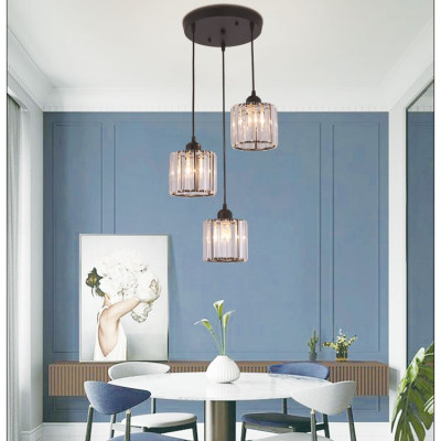 Đèn thả UGOT pha lê trang trí nội thất - kèm bóng LED và đế ốp trần