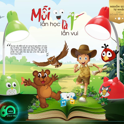 Đèn bàn Bảo vệ Thị lực 5W chính hãng Rạng Đông  Model: RD-RL-27.V2 5W