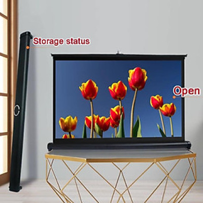 Màn chiếu để bàn Apollo nhỏ gọn 40 inch, 50 inch, chuyên dành cho máy chiếu mini, gọn nhẹ, di động - Hàng nhập khẩu