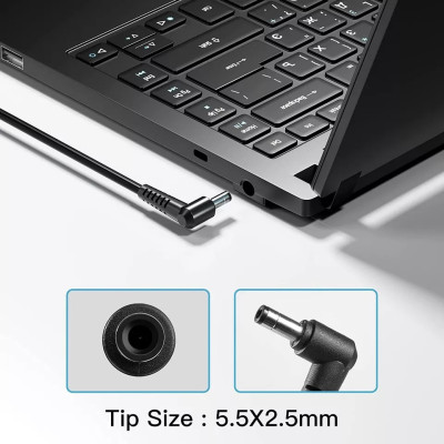 Sạc 19.5V 7.7A 150W  dành cho Charger for GIGABYTE Aero 14 14W 15 Aorus X3 P34 P35 P34G P34K P34W P35G hàng nhập khẩu.