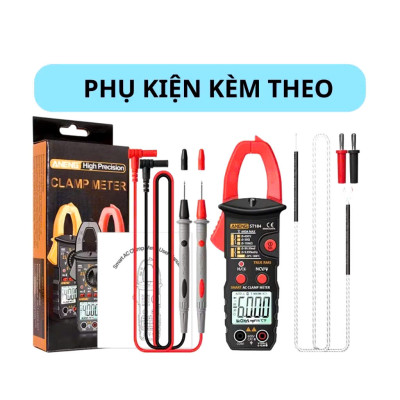 ANENG ST184 Ampe Kìm Kỹ Thuật Số Auto-Ranging (Tự Động Đo), Vạn Năng Kế True-RMS, Dụng Cụ Đo Điện Chuyên Dụng, hàng nhập khẩu