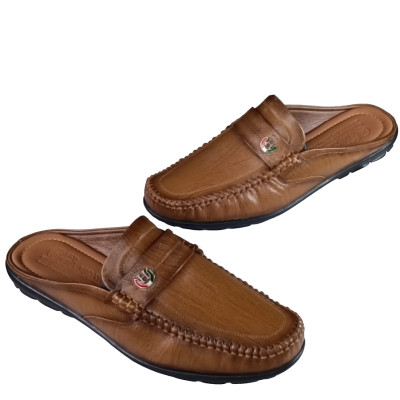 Giày Sục Nam HA NAM Da Bò Thật Cao Cấp GSB2080