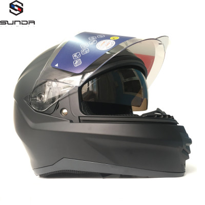 Mũ bảo hiểm fullface trùm đầu 2 kính SUNDA 823 – vệ sĩ chống tia cực tím