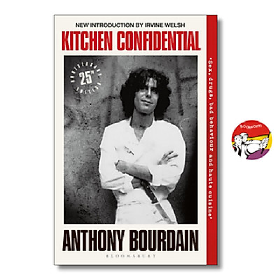 Sách - Kitchen Confidential: 25th Anniversary Edition by Anthony Bourdain | English Biography