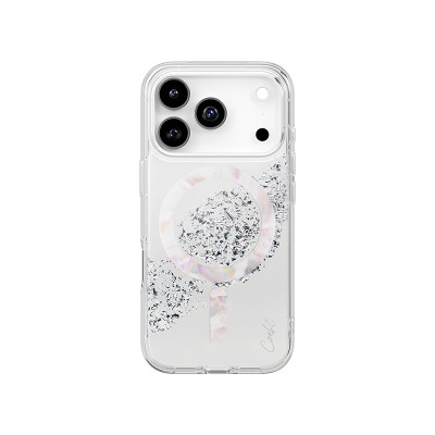 Ốp Lưng UNIQ COEHL CRYSTELLE Cho iPhone 17 Pro Max Lấp Lánh Pha Lê Và Ánh Sáng Ngọc Trai Vỏ Sò Hỗ Trợ Sạc Không Dây Hàng Chính Hãng