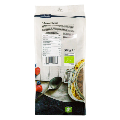 Ngũ cốc hữu cơ socola dạng viên Sottolestelle 300g Organic Choco Globes