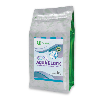 AQUA BLOCK - Lắng tụ, làm sạch nước ao