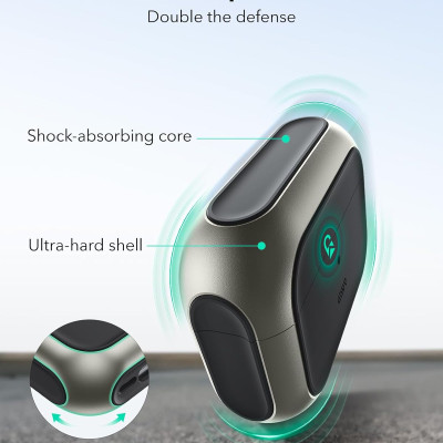 Bao Case cho Airpods Pro 3 (2025) ESR Orbit Colors Hybrid Magnetic Case - Hàng Chính Hãng