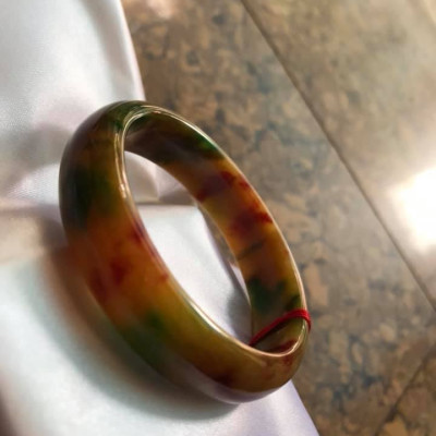 VÒNG BẢN HẸ ĐÁ MÃ NÃO TỨ QUÝ 56 ĐỦ MÀU NỮ 55KG ĐẾN 67KG ĐEO SIZE VÒNG ĐEO VỪA TAY 56 VÒNG NGOÀI 71MM4 ĐỘ DẦY 7MM4 CAO 14MM9