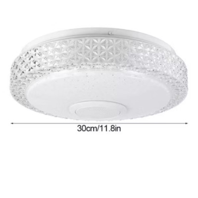 1 CÁI ĐÈN ỐP TRẦN NHIỀU MÀU CÓ LOA NGHE NHẠC KẾT NỐI BLUETOOTH ĐIỀU KHIỂN TỪ XA CỰC ĐẸP 