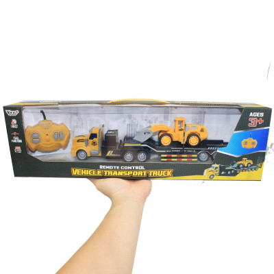 Đồ Chơi Mô Hình Xe Tải Vận Chuyển Xe Công Trình Điều Khiển Từ Xa - Vecto VT200-11