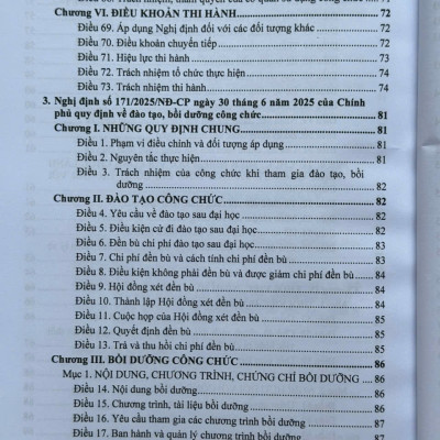 Sách Luật Cán Bộ, Công Chức 2025 – Các Văn Bản Quy Định Chi Tiết Thi Hành (V2616T)