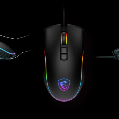 Chuột Gaming MSI Force GM300 | Có Dây, RGB LED, DPI Cao, Độ Chính Xác Tối Ưu - GiaphucStore | Hàng Chính Hãng