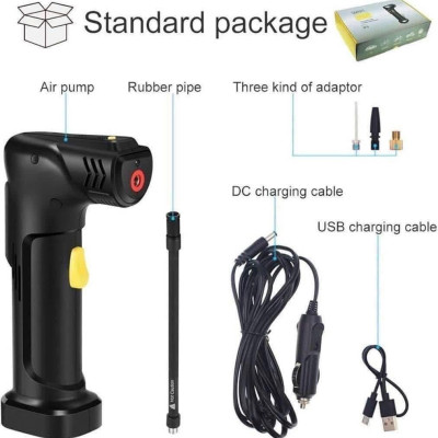 Bơm Điện Tử Cầm Tay Tích Hợp Pin Sạc 2000 mAh Hàng chính hãng