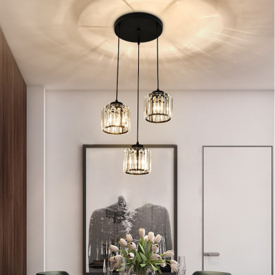 Đèn thả UGOT pha lê trang trí nội thất - kèm bóng LED và đế ốp trần