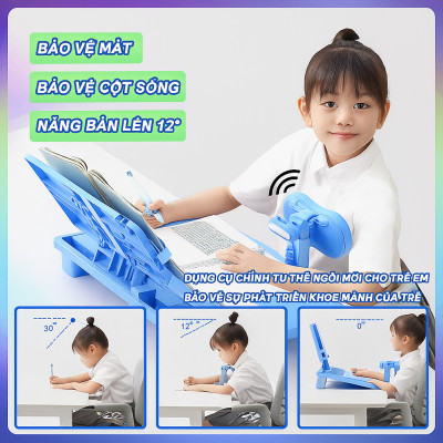 Bàn Học Thông Minh Chống Gù, Chống Cận, Chống Ngủ Gật – Ngăn Ngừa Cận Thị, Gù Lưng Hiệu Quả