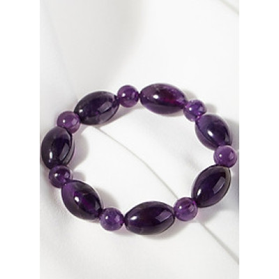 Vòng tay lu thống thạch anh tím Ngọc Quý Gemstone