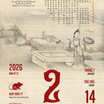 LỊCH BLOC 2026 ‘’TRUYỆN KIỀU’’ – NXB Chính Trị Quốc Gia Sự Thật