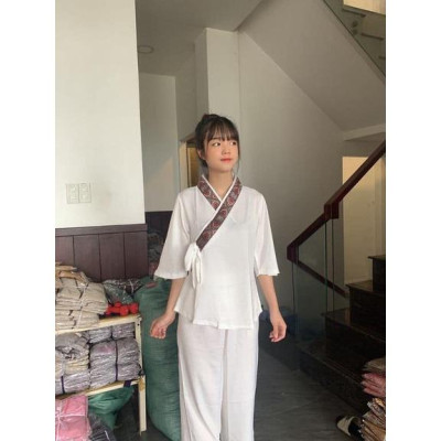 ĐỒ LAM ĐI CHÙA  MẪU LỤA PHÁP