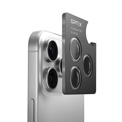 Kính Bảo Vệ Lens Camera Cho iPhone 17/ 17 Air UNIQ OPTIX ALUGUARD Khung Hợp Kim Nhôm Kính Cường Lực 9H Hàng Chính Hãng