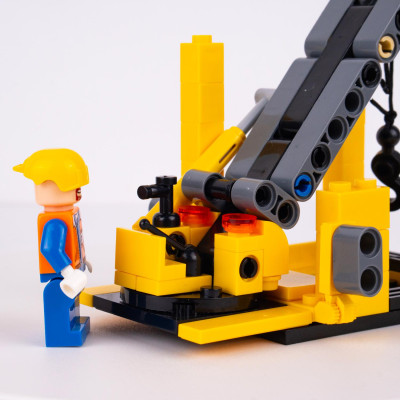Đồ Chơi Lắp Ráp Máy Xúc Đào Thủy Lực 2 Trong 1 - Hydraulic Excavator - Toys&Joys 8632 (268 Mảnh Ghép)