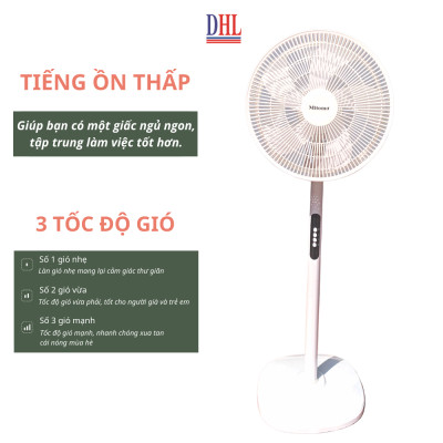 Quạt đứng Mitomo FCE-60HE cao cấp không ồn hàng chính hãng