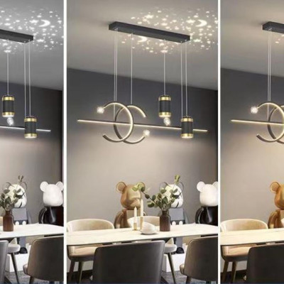 Đèn thả MONSKY ZOEY 3 chế độ ánh sáng kiểu dáng độc đáo trang trí nội thất sang trọng