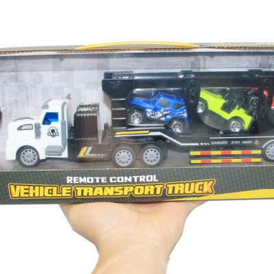 Đồ Chơi Xe Tải Vận Chuyển Điều Khiển Từ Xa Kèm 4 Xe Mô Hình - Vecto VT200-7