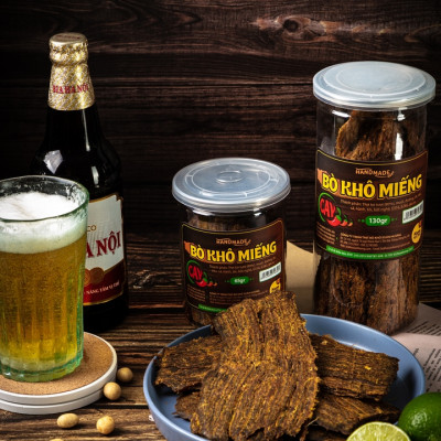 Bò Khô Miếng XUÂN HƯƠNG vị cay đặc biệt thơm ngon 500g