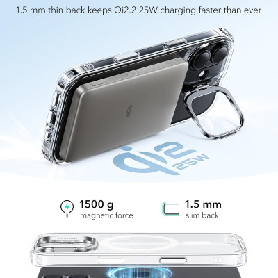 Ốp Lưng cho iPhone Air / iPhone 17 / iPhone 17 Pro / iPhone 17 Pro Max Classic Hybrid Magnetic Case (Camera Control, Stash Stand) - Hàng Chính Hãng