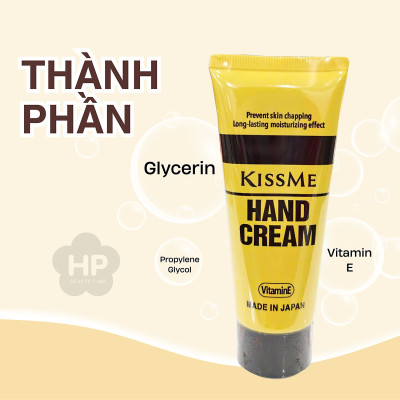 Kem Dưỡng Ẩm Và Làm Mềm Da Tay Kissme Moisturizing Hand Cream (2 Size)