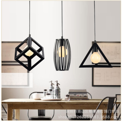 Combo 3 đèn thả khối trang trí đẹp mắt tặng kèm 3 bóng LED chuyên dụng