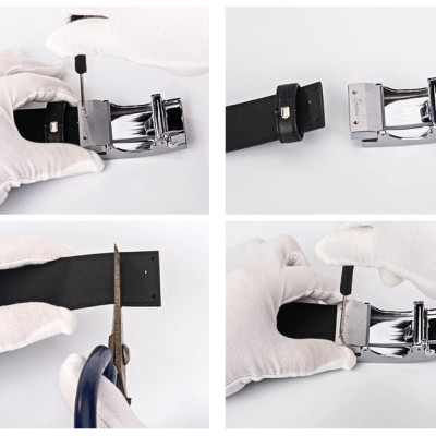 Ciartuar Thắt Lưng Nam BH1498 Da Bò Dập Vân Da Cá Sấu Khóa Bấm Hợp Kim Sang Trọng & Bền Bỉ Quà Tặng Ý Nghĩa