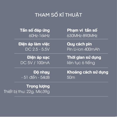 Micro không dây, mic không dây, micro cài đầu không dây TAKSTAR HM-200W công nghệ UHF - AVSTAR - hàng chính hãng