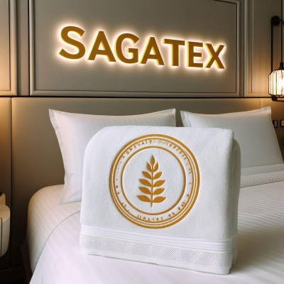 Khăn Hồ Bơi Cao Cấp SAGATEX Cotton Tự Nhiên, Thấm Hút Tốt, Siêu Mềm Mại